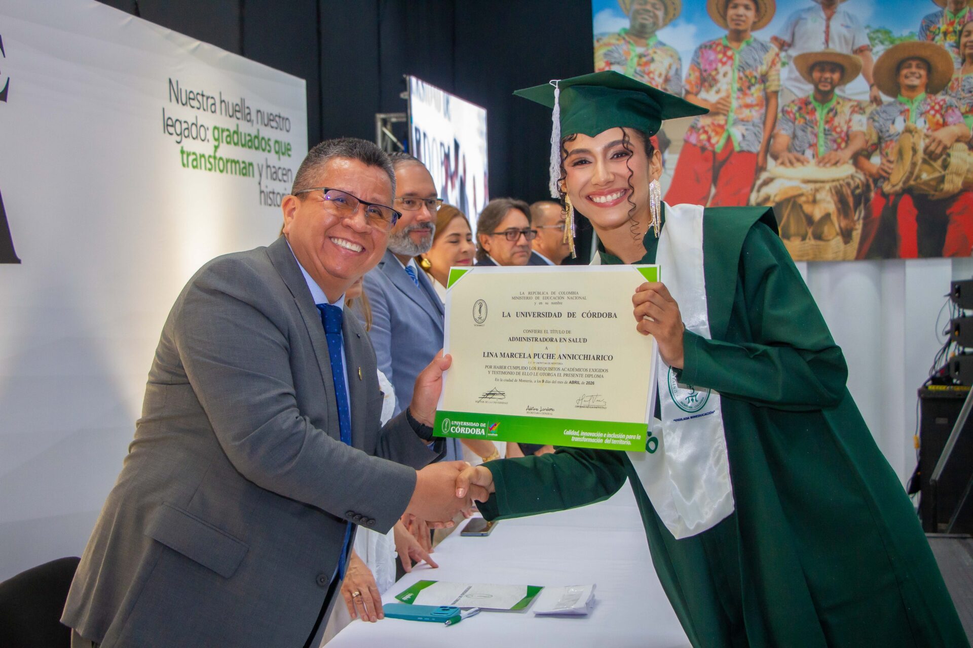 Lina Marcela Puche Annicchiarico, campeona de la vida, del deporte y de la academia. Se va con dos títulos en las manos y con una certeza que resume su historia. A veces el camino se revela mientras se recorre.