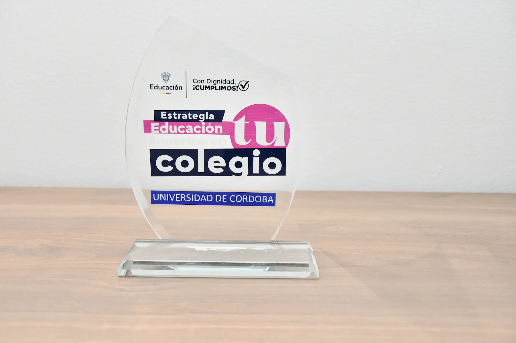 Reconocimiento a Unicórdoba por su compromiso y liderazgo con la estrategia: ‘Educación Superior en Tu Colegio’