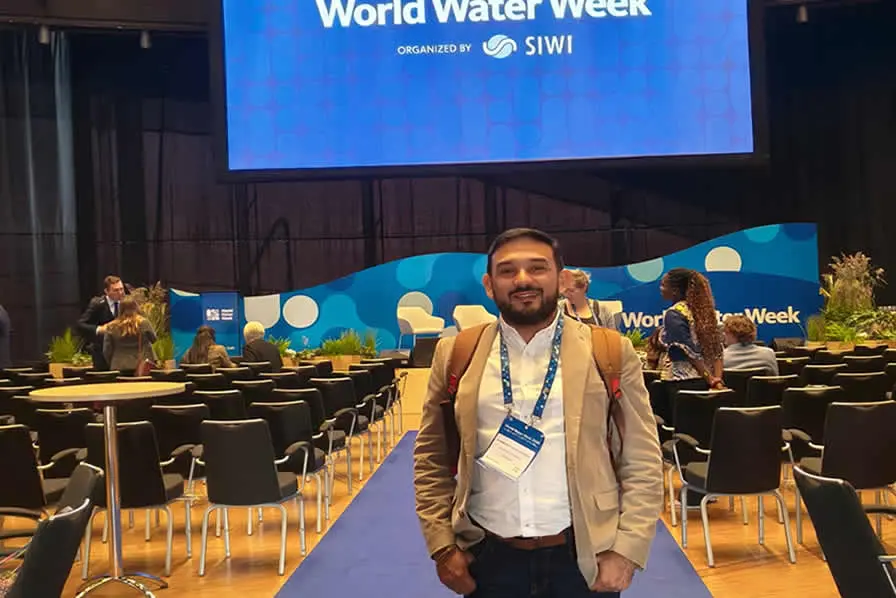 El profesor Humberto Tavera Quiroz participó como panelista en la World Water Week 2026, donde presentó el trabajo que la Universidad de Córdoba desarrolla con la Cooperación Alemana (GIZ) y la Alliance for Global Water Adaptation (AGWA).